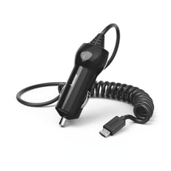 Hama 00183248 chargeur d'appareils mobiles Smartphone, Tablette Noir Allume-cigare Auto