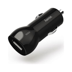 Hama 00183259 chargeur d'appareils mobiles Téléphone portable, Smartphone, Tablette Noir Allume-cigare Charge rapide Auto