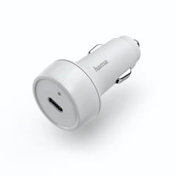 Hama 00183278 chargeur d'appareils mobiles Smartphone Blanc Allume-cigare Charge rapide Auto