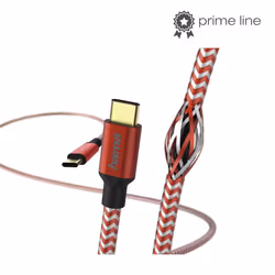 Hama Reflective, 1,5 m, USB C, USB C, USB 2.0, 480 Mbit/s, Rouge
