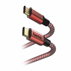 Hama Reflective câble USB 1,5 m USB 2.0 USB C Rouge