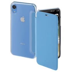 Hama Clear coque de protection pour téléphones portables 15,5 cm (6.1") Folio Bleu, Transparent