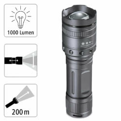 Hama 00185801 torche et lampe de poche Gris, Argent Lampe torche LED