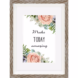 Hama Livelli, Plastique, Noisettes, Cadre pour une seule photo, Table, Mur, 9 x 13 cm, Rectangulaire