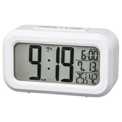 Hama RC 660 Réveil numérique Blanc