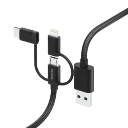 Hama 00183304 câble USB 1,5 m USB 2.0 USB A Micro-USB B Noir