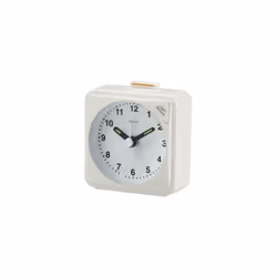 Hama A50, Réveil à quartz, Blanc, Plastique, Analogique, Blanc, AA Mignon
