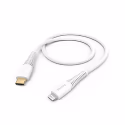 Hama 00183309, 1,5 m, Lightning, USB C, Mâle, Mâle, Blanc