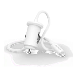 Hama 00183315 chargeur d'appareils mobiles Smartphone Blanc Allume-cigare Charge rapide Auto