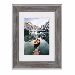 Hama Sierra, Verre, Polystyrène, Gris, Cadre pour une seule photo, Table, Mur, 7 x 10 cm, Rectangulaire