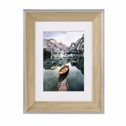 Hama Sierra, Polystyrène, Bois, Cadre pour une seule photo, 7 x 10 cm, Réfléchissant, Portrait