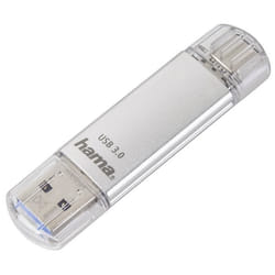 Hama C-Laeta lecteur USB flash 128 Go USB Type-A / USB Type-C 3.2 Gen 1 (3.1 Gen 1) Argent