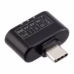 Hama 00135747, USB-C, 3,5 mm, Noir