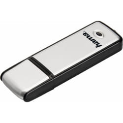 Hama Fancy lecteur USB flash 16 Go 2.0 Noir, Argent
