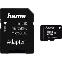 Hama 00181089 mémoire flash 32 Go MicroSDHC Classe 10