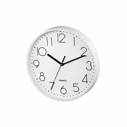 Hama PG-220, Horloge murale à quartz, Cercle, Blanc, Plastique, Verre, AA