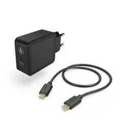 Hama 00183326 chargeur d'appareils mobiles Téléphone portable Noir Secteur Charge rapide Intérieure