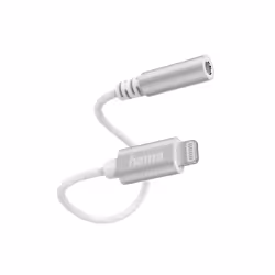 Hama 00187210, Lightning, 3,5mm, Mâle, Femelle, Blanc, Droit