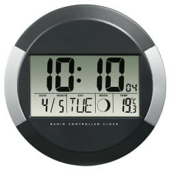 Hama PP-245 Horloge murale numérique Cercle Noir