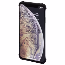 Hama Edge Protector coque de protection pour téléphones portables Housse Noir, Transparent