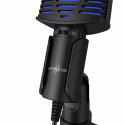 uRage Stream 100 Noir, Bleu Microphone de console de jeu