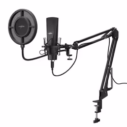 uRage Stream 800 HD Studio, Microphone de présentation microphone, -45 dB, 20 - 16000 Hz, 2200 Ohm, Unidirectionnel, Avec fil