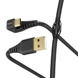 Hama Gamer câble USB 1,5 m USB 2.0 USB A USB C Noir