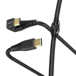 Hama Gamer câble USB 1,5 m USB 2.0 USB C Noir