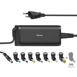 Hama 00200003 chargeur d'appareils mobiles Ordinateur portable Noir Secteur Intérieure