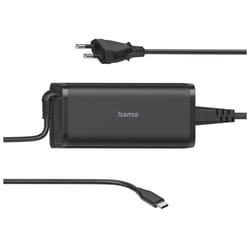 Hama 00200007 chargeur d'appareils mobiles Ordinateur portable, Consoles portables, Smartphone, Tablette Noir Secteur Intérieure