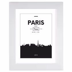 Hama Paris, Plastique, Polystyrène, Blanc, Cadre pour une seule photo, Table, 28 x 35 cm, Rectangulaire