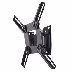 Hama 69118111, 121,9 cm (48"), 75 x 75 mm, 200 x 200 mm, -12 - 5°, Acier, Noir