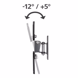 Hama 69118111 support pour téléviseur 121,9 cm (48") Noir