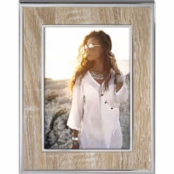 Hama Campos, Métal, Argent, Cadre pour une seule photo, Table, Mur, 10 x 15 cm, Rectangulaire