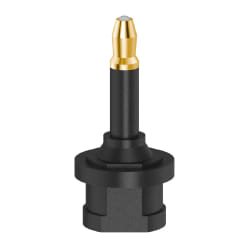 Hama 00205178 changeur de genre de câble ODT Toslink 3,5mm Noir