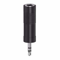 Hama 00205196, 3,5mm, Mâle, 6,35 mm, Femelle, Noir