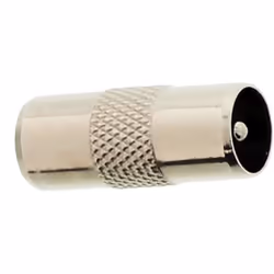 Hama 00205219, Coaxial, Coaxial, Mâle, Mâle, Argent, Boîte avec crochet