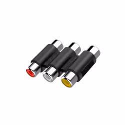 Hama 00205174, 3 x RCA, 3 x RCA, Femelle, Femelle, Droit, Droit
