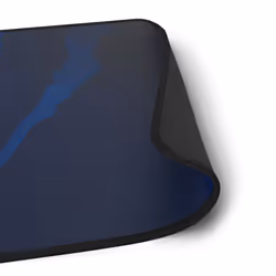 uRage Lethality 300 Speed, Noir, Bleu, Image, Polyester, Caoutchouc, Base antidérapante, Tapis de souris de jeu