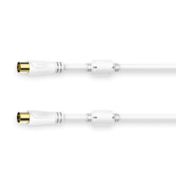 Hama 00205247 câble coaxial 3 m Blanc