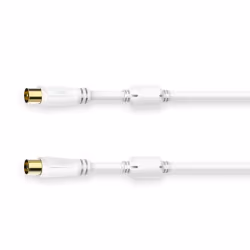 Hama 00205248, 5 m, Coaxial, Coaxial, Blanc