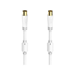 Hama 00205250 câble coaxial 10 m Blanc