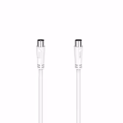 Hama 00205045, 1,5 m, Coaxial, Coaxial, Blanc