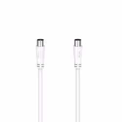 Hama 00205049, 10 m, Coaxial, Coaxial, Blanc