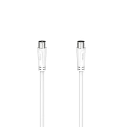 Hama 00205049 câble coaxial 10 m Blanc