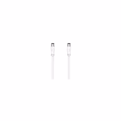 Hama 00205050, 15 m, Coaxial, Coaxial, Blanc