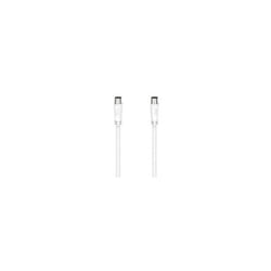 Hama 00205050 câble coaxial 15 m Blanc