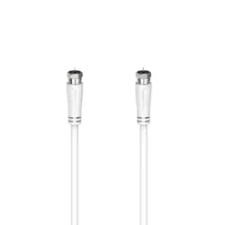 Hama 00205064 câble coaxial 3 m F Blanc