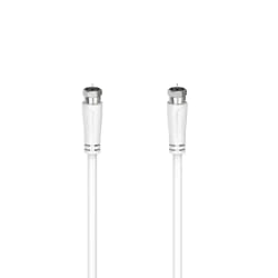 Hama 00205256 câble coaxial 7,5 m F Blanc