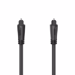 Hama 00205133, TOSLINK, Mâle, TOSLINK, Mâle, 0,75 m, Noir